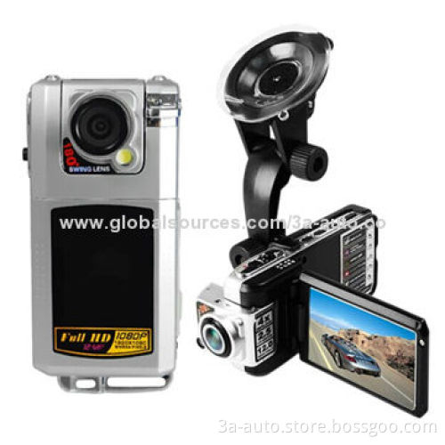 Car DVR with 2.5-inch TFT LCD 16:9 Display 720P/viewing lens 120 degrees